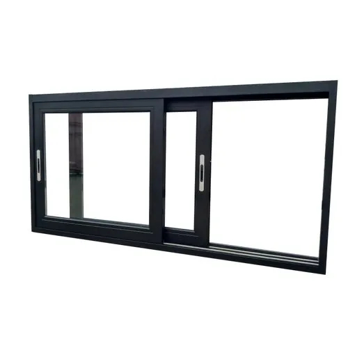 Black Aluminum Sliding Window