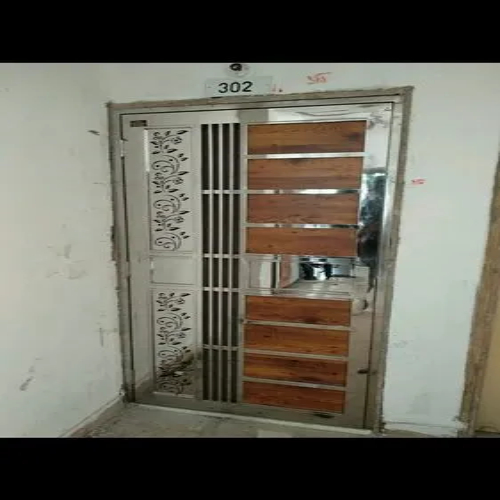 Stainless steel door